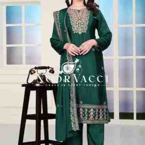 Designer Chinon Sharara Suit with Coding Sequence Embroidery and Elegant Finish