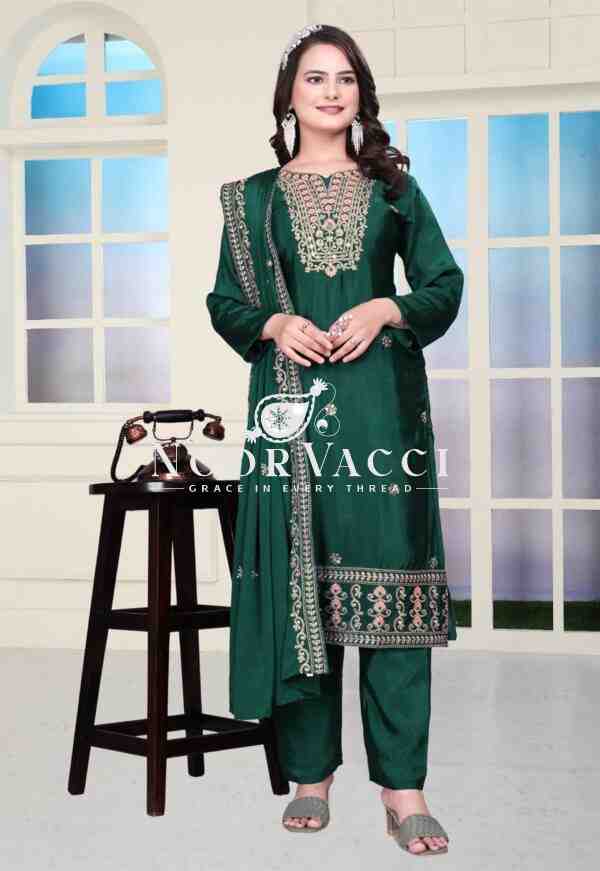 Designer Chinon Sharara Suit with Coding Sequence Embroidery and Elegant Finish