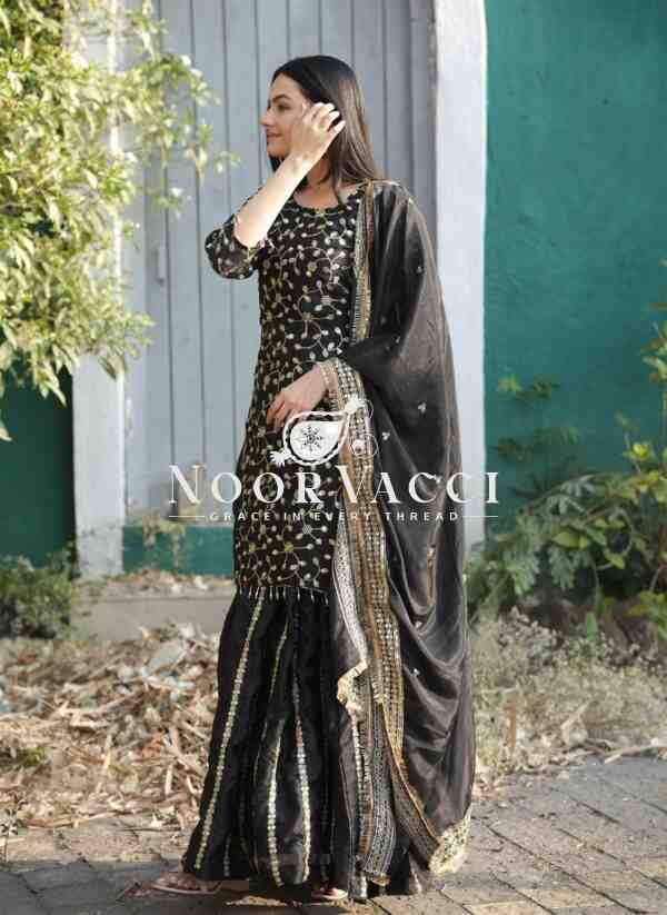 New Designer Chinon Lehenga Suit with Front & Back Sequence Embroidery Work - Image 2