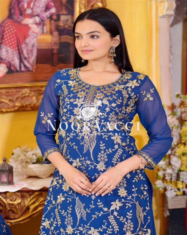 Shop Stunning Fox Georgette Lehenga Suit with Elegant Sequence Embroidery - Image 5
