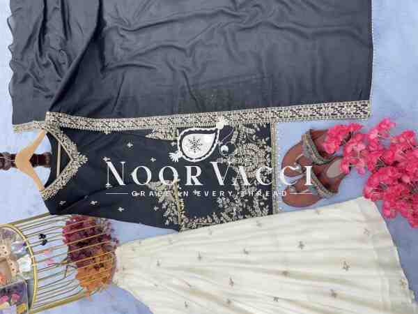 Premium Chinon Silk Embroidered Designer Top Plazzo & Dupatta Set – Party Wear Collection - Image 4