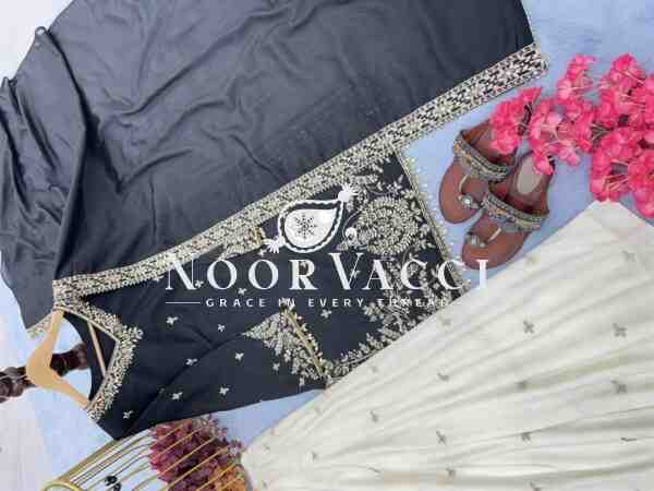 Premium Chinon Silk Embroidered Designer Top Plazzo & Dupatta Set – Party Wear Collection - Image 3