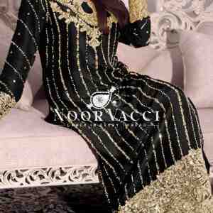 Heavy Chinon Silk Embroidered Top Plazzo & Dupatta Set