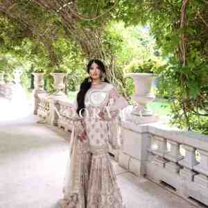 Heavy Faux Georgette Embroidered Top Plazzo and Dupatta Set