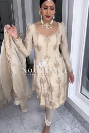 Shop Designer Heavy Chinon Silk Top Bottom & Dupatta Set – Elegant Party Wear