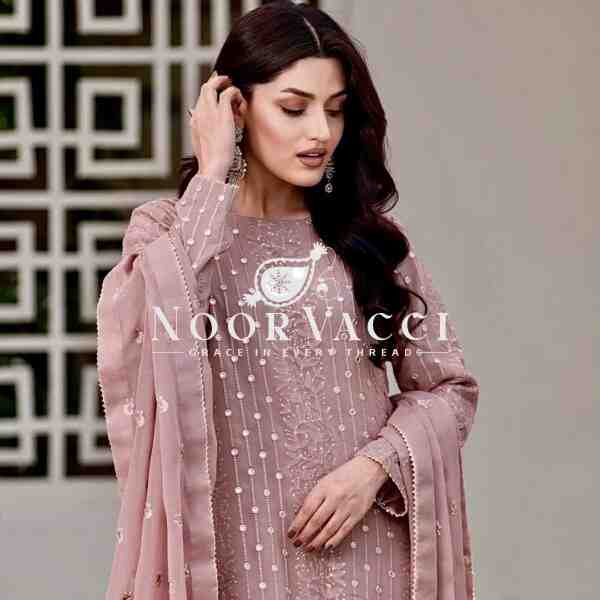 Elegant Faux Georgette Party Wear – Embroidered Top, Sarara Plazzo & Dupatta Set - Image 4