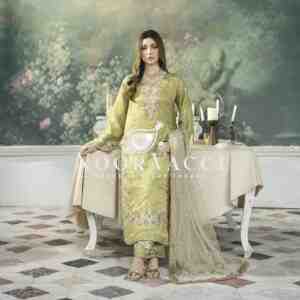 Luxury Designer Jimmy Choo Silk Top Plazzo & Dupatta Set