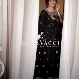Fox Georgette Embroidered Gown Pant Set with Dupatta Fully Stitched