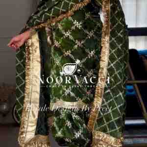 Zimmy-Chu Silk Embroidered Top Patiyala Set with Dupatta Fully Stitched
