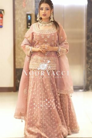 Shop Star Georgette Embroidered Lehenga Set with Dupatta – Handwork Detailing