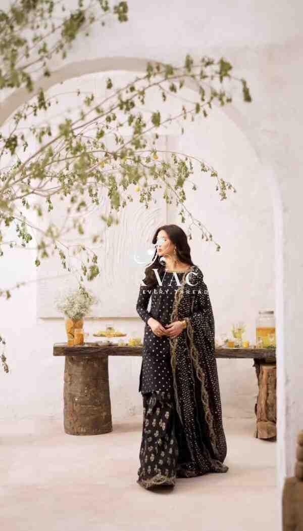 Heavy Faux Georgette Embroidered Top-Plazzo Set with Dupatta – Party Wear Ensemble - Image 2