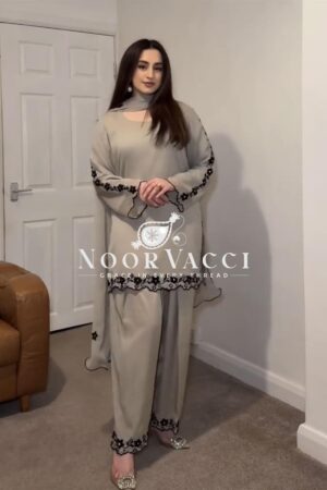 Buy Designer Party Wear Top with Farshi Plazzo Set