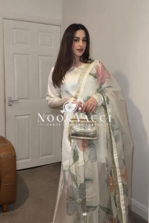 Buy Designer Party Wear Top with Farshi Plazzo Set in Heavy Japan Satin Silk