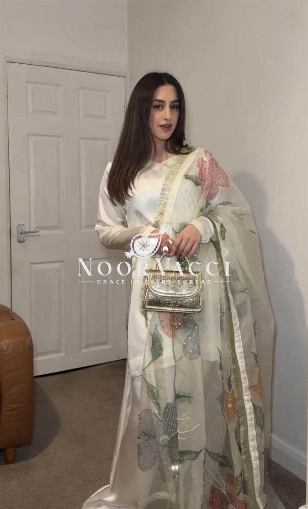Buy Designer Party Wear Top with Farshi Plazzo Set in Heavy Japan Satin Silk