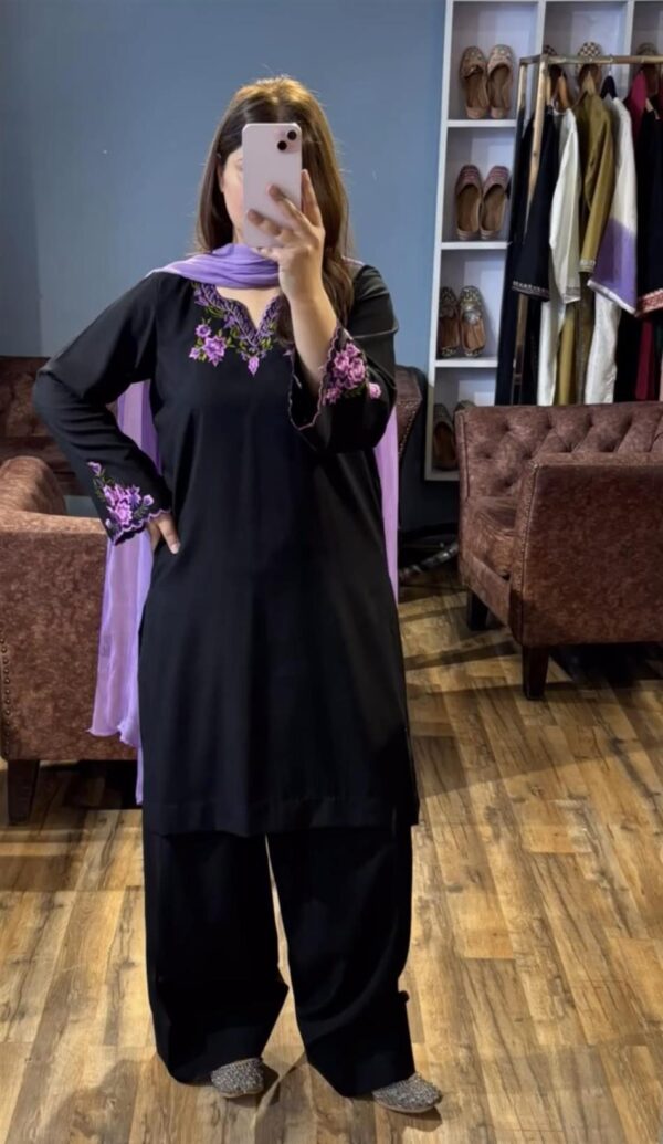 Buy Designer Party Wear Top with Farshi Plazzo in Heavy Riyon Silk