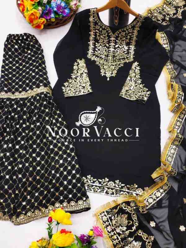 NoorVacciEmbroidered Georgette