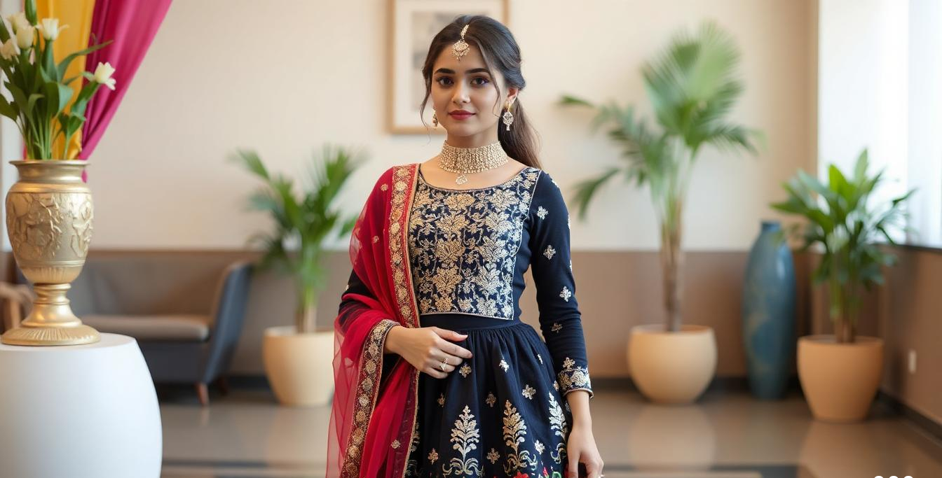 Heavy Flair Anarkali Suit: The Royal Indian Dress Making Waves in Saudi Arabia