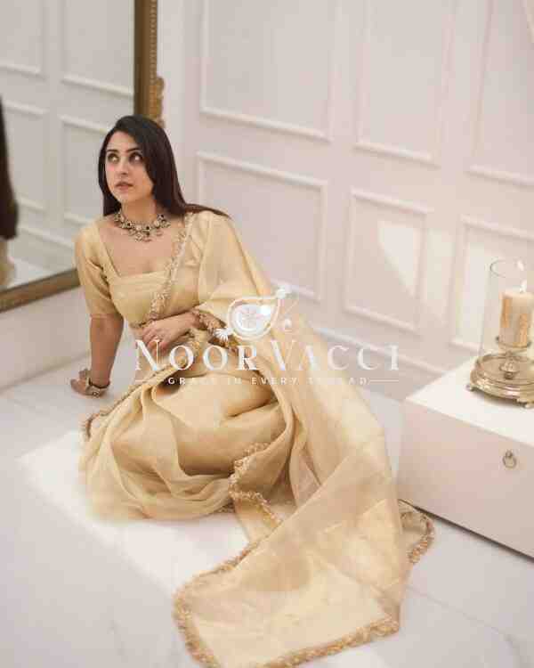Goldy Crazy Ready-to-Wear Saree with Matching Blouse - Image 4