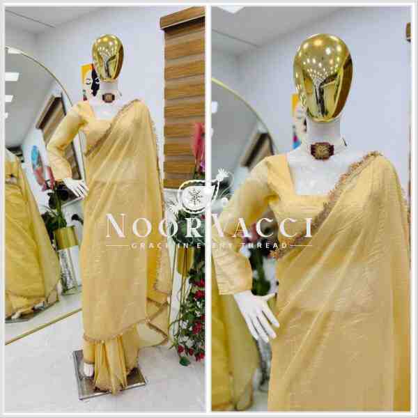 Goldy Crazy Ready-to-Wear Saree with Stitched Blouse - Image 2
