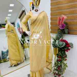 Goldy Crazy Ready-to-Wear Saree with Stitched Blouse