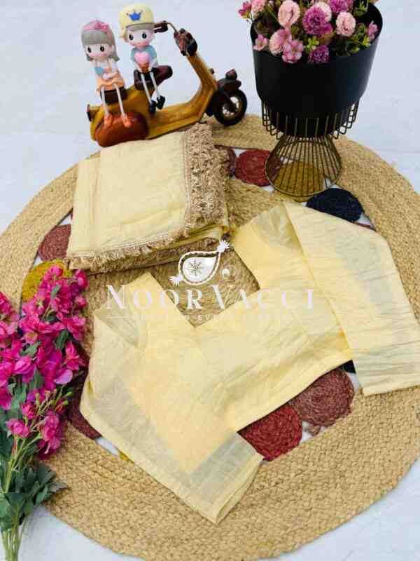 Goldy Crazy Ready-to-Wear Saree with Stitched Blouse - Image 4