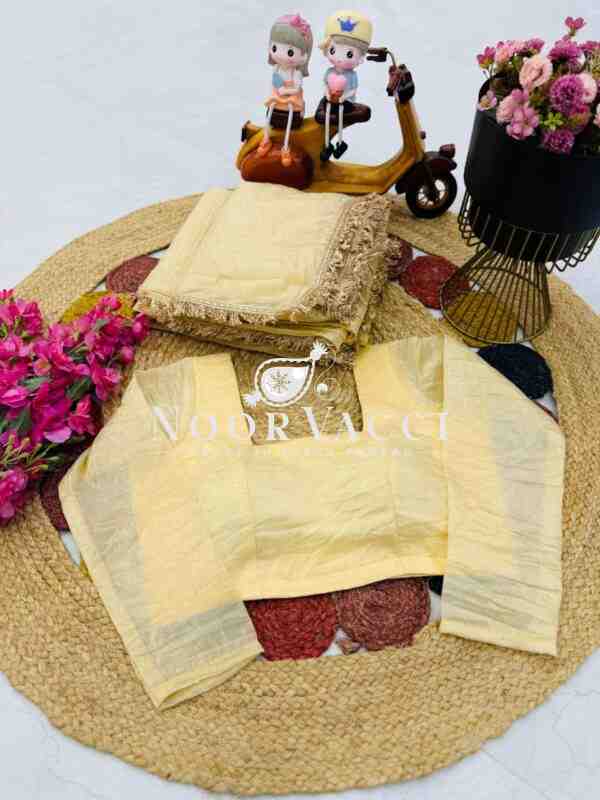 Goldy Crazy Ready-to-Wear Saree with Stitched Blouse - Image 5