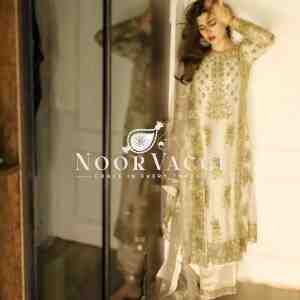 Fox Georgette Sequin Embroidered Top Sharara Set with Dupatta