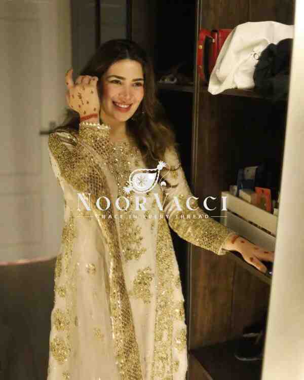 Fox Georgette Sequin Embroidered Top Sharara Set with Dupatta - Image 2