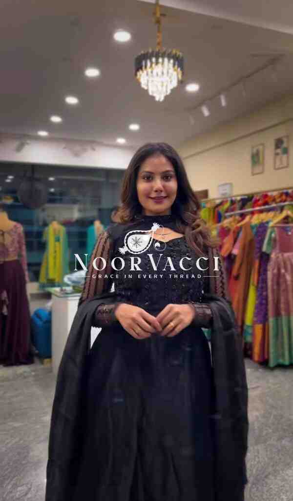 Designer Anarkali Suit with 4-Meter Flair & Heavy Embroidery - Image 2