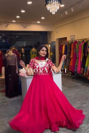 Buy Heavy Natural Crepe Embroidered Suit Set with Matching Dupatta