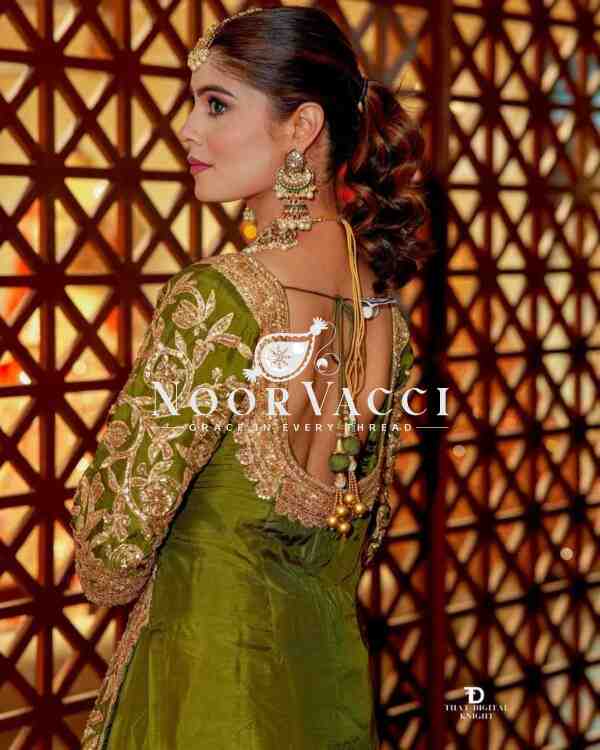 Heavy Chinon Silk Codding Sequin Embroidered Sharara Set with Printed Dupatta - Image 4