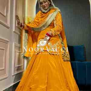 Elegant Natural Crepe Silk Top Lehenga Set with Hand Embroidery & Zari Work