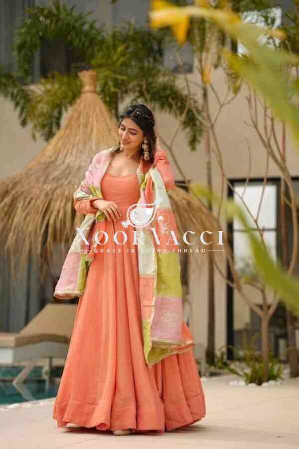 Jalpari Silk Plazo Set with Printed Dupatta and Lace Border - Image 2