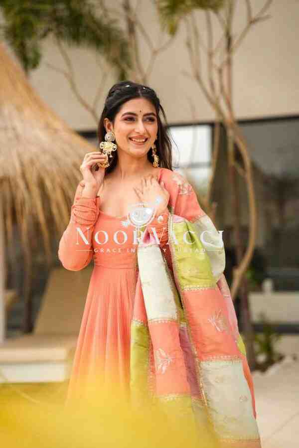 Jalpari Silk Plazo Set with Printed Dupatta and Lace Border - Image 4