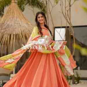 Jalpari Silk Plazo Set with Printed Dupatta and Lace Border