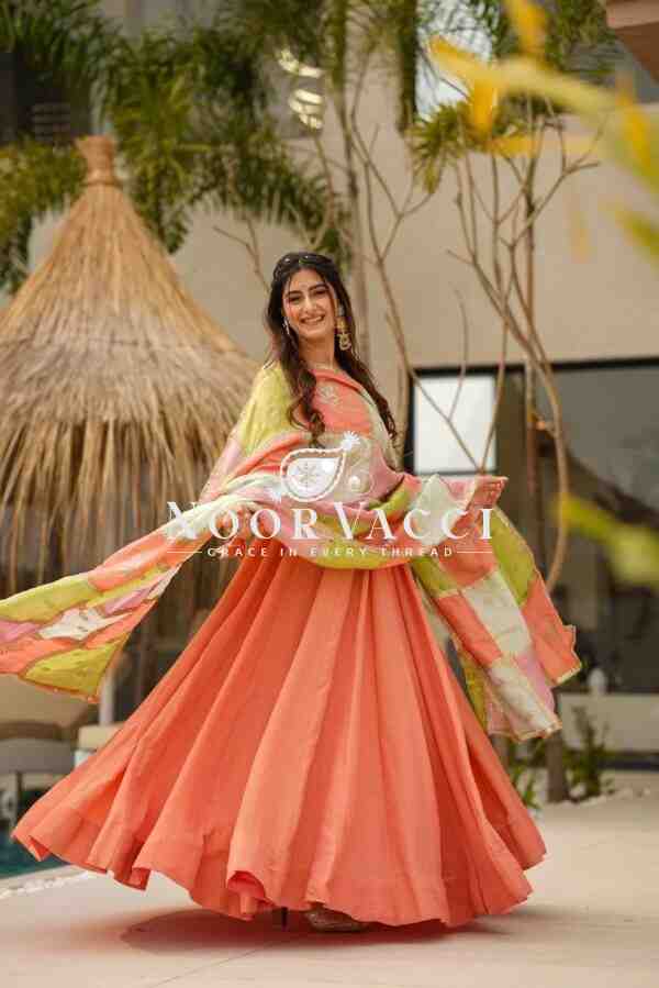 Jalpari Silk Plazo Set with Printed Dupatta and Lace Border
