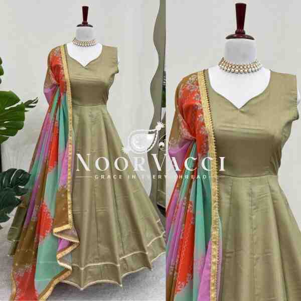 Jalpari Silk Plazo Set with Printed Dupatta and Lace Border - Image 10