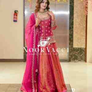 Simmer Silk Embroidered Top with Lehenga and Dupatta – Party Wear Set