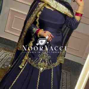 Natural Crepe Silk Embroidered Lehenga Set with Dupatta – Premium Partywear