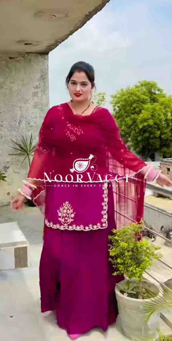 Glamorous Crepe Silk Top with Embroidered Lehenga & Net Dupatta