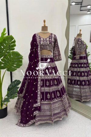 Shop Premium Faux Georgette Lehenga with 9mm Sequin Work