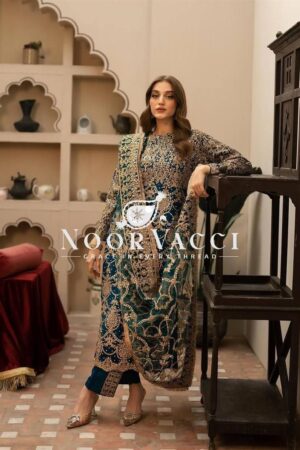 Buy Heavy Faux Georgette Embroidered Partywear Top-Plazzo Set with Dupatta