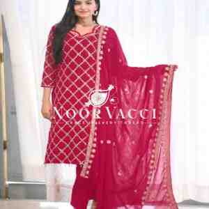 Fox Georgette suit
