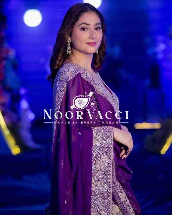 Eid Special Foux Georgette Sharara Set with Sequin Dupatta - Image 4