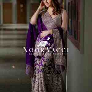 Eid Special Foux Georgette Sharara Set with Sequin Dupatta