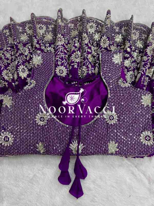 Eid Special Foux Georgette Sharara Set with Sequin Dupatta - Image 8