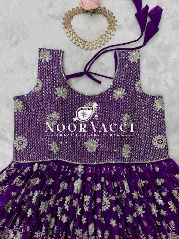 Eid Special Foux Georgette Sharara Set with Sequin Dupatta - Image 9