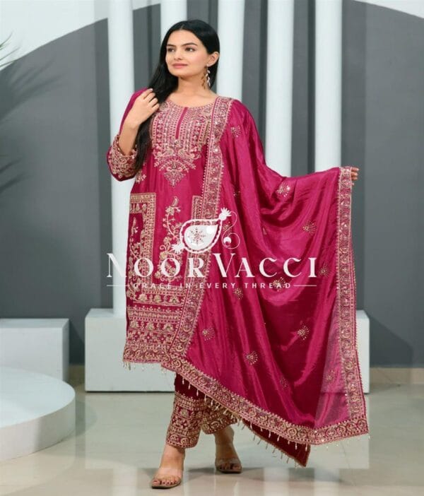 Graceful Chinon Suit