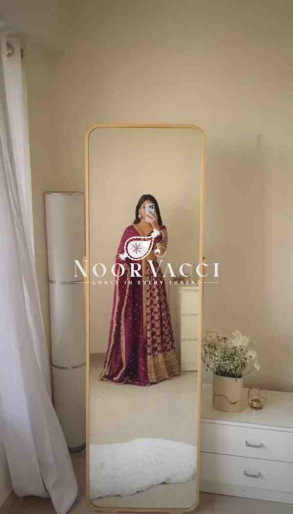 Semi-Stitched Jacquard Lehenga Set with Thread and Sequin Embroidery and Fancy Lace Dupatta - Image 2