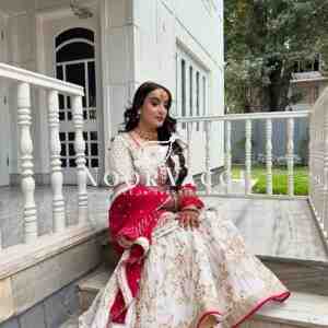 Eid Special Foux Georgette Sharara Suit with Sequin Dupatta